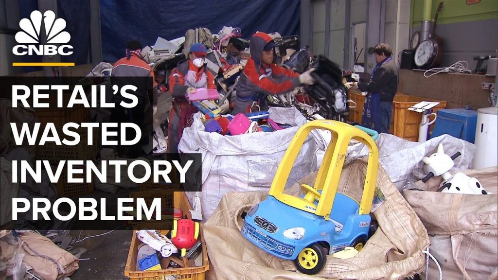 YouTube Video Cover Image from CNBC News. Headline: Retali's Wasted Inventory Problem