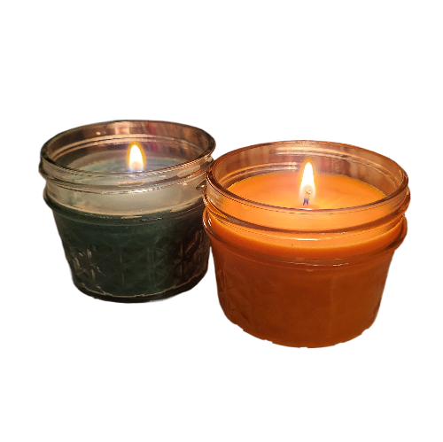 Fall-scented candles
