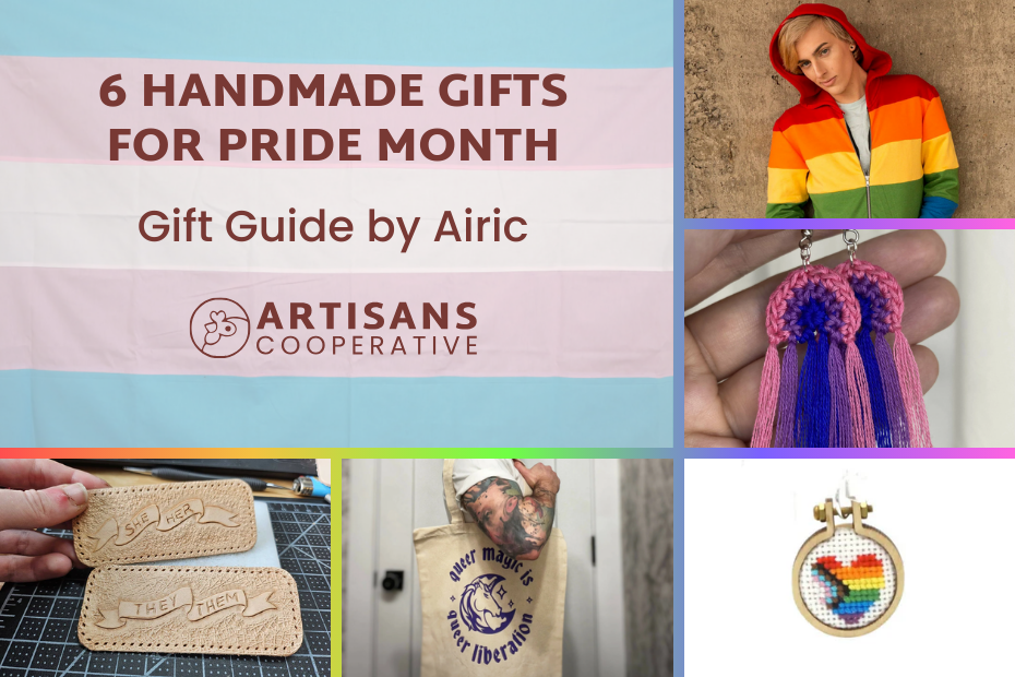 6 Handmade Gifts for Pride Month featuring 6 items from the Artisans Cooperative